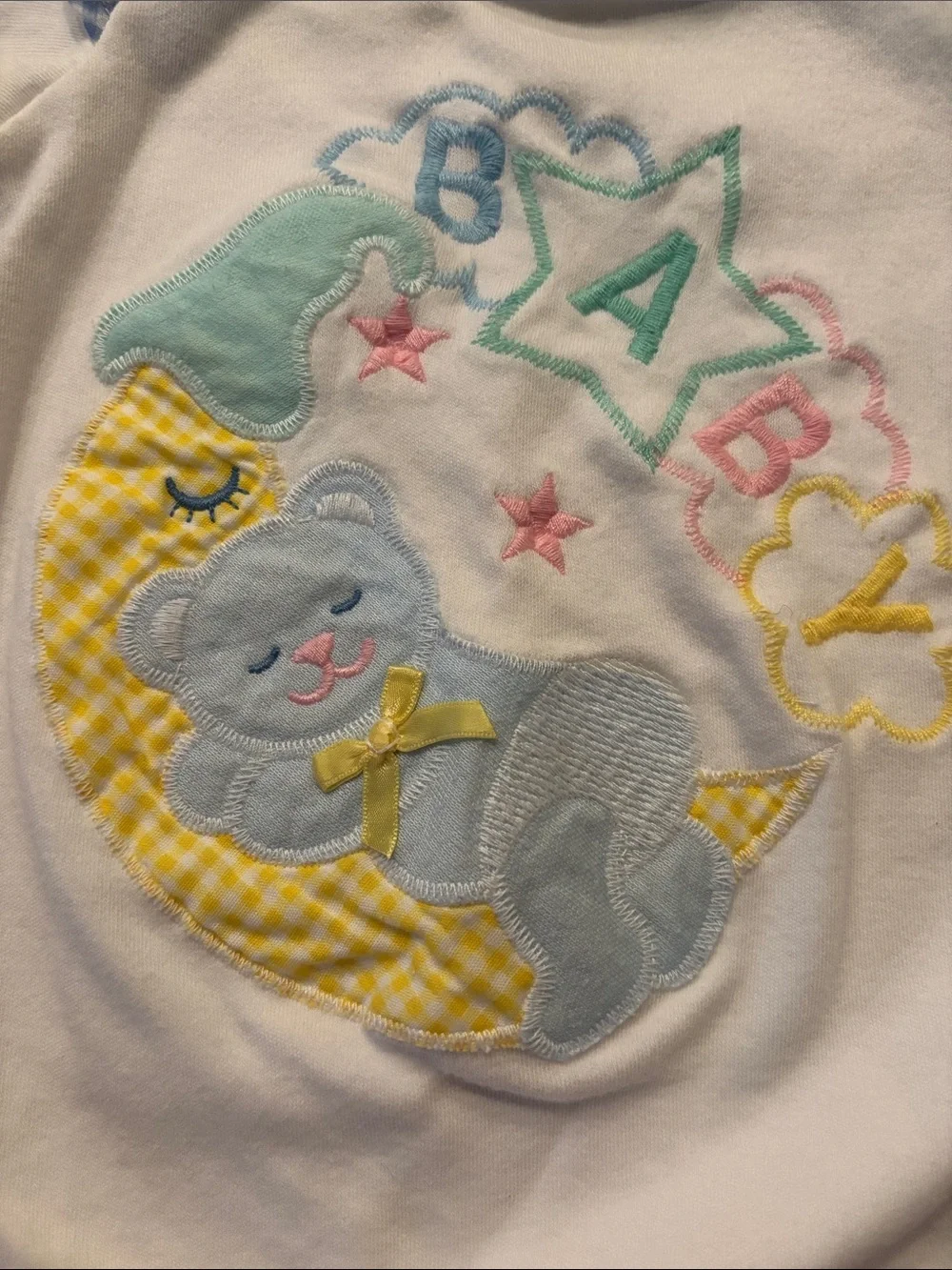 Vintage Silly Phillie Baby Sleep Gown Newborn 10-20 lbs